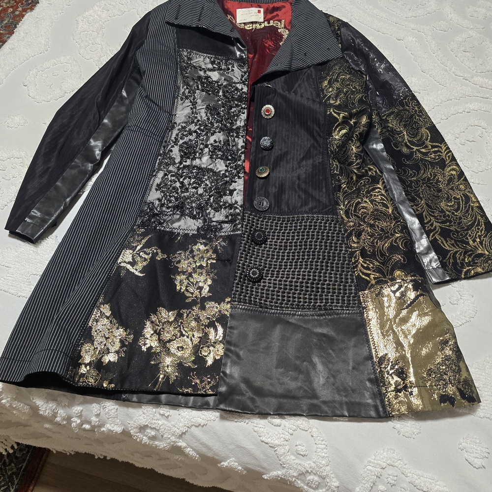 Desigual Multicolor Patchwork Blazer - image 1